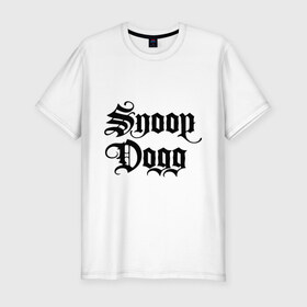 Мужская футболка премиум с принтом Snoop Dogg , 92% хлопок, 8% лайкра | приталенный силуэт, круглый вырез ворота, длина до линии бедра, короткий рукав | rap | snoop dogg | музыка | рэп | снуп дог