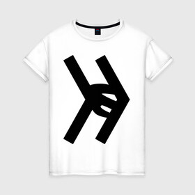 Женская футболка хлопок с принтом Smosh logo , 100% хлопок | прямой крой, круглый вырез горловины, длина до линии бедер, слегка спущенное плечо | blogger | russmosh | smosh | youtube | блоггер | смош | шоу | ютубер