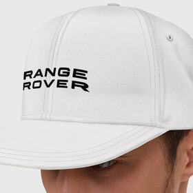 Кепка снепбек с прямым козырьком с принтом Range Rover , хлопок 100% |  | range rover