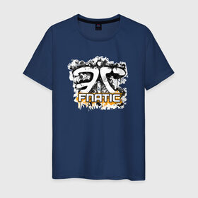 Мужская футболка хлопок с принтом Fnatic Team , 100% хлопок | прямой крой, круглый вырез горловины, длина до линии бедер, слегка спущенное плечо. | Тематика изображения на принте: counter strike | csgo | fnatic