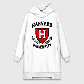 Платье-худи хлопок с принтом Гарвард ,  |  | harvard | university | гарвард | институт | студентам | университет