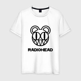Мужская футболка хлопок с принтом Radiohead , 100% хлопок | прямой крой, круглый вырез горловины, длина до линии бедер, слегка спущенное плечо. | creep | emi | radiohead | rok