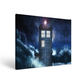 Холст прямоугольный с принтом TARDIS , 100% ПВХ |  | Тематика изображения на принте: доктор кто | тардис