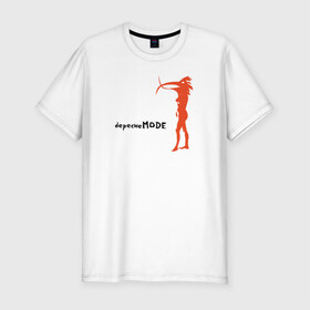 Мужская футболка премиум с принтом Depeche Mode , 92% хлопок, 8% лайкра | приталенный силуэт, круглый вырез ворота, длина до линии бедра, короткий рукав | 