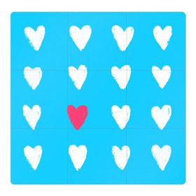 Магнитный плакат 3Х3 с принтом Hearts , Полимерный материал с магнитным слоем | 9 деталей размером 9*9 см | Тематика изображения на принте: love | любовь | мимими | сердечки