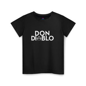 Детская футболка хлопок с принтом Don Diablo , 100% хлопок | круглый вырез горловины, полуприлегающий силуэт, длина до линии бедер | Тематика изображения на принте: dj | don diablo | house | хаус