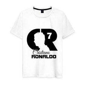 Мужская футболка хлопок с принтом Ronaldo , 100% хлопок | прямой крой, круглый вырез горловины, длина до линии бедер, слегка спущенное плечо. | cristiano | real madrid | ronaldo | кристиано роналдо | криштиану | криштиану роналду | реал мадрид | роналду | рональдо | спорт | футбол