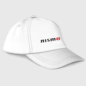 Бейсболка с принтом Nismo , 100% хлопок | классический козырек, металлическая застежка-регулятор размера | nismo | nissan | авто | лого | низмо | нисан