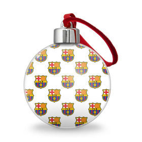 Ёлочный шар с принтом Барселона , Пластик | Диаметр: 77 мм | Тематика изображения на принте: barcelona | барса | барселона | спорт | фк | футбол