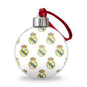 Ёлочный шар с принтом Real Madrid , Пластик | Диаметр: 77 мм | Тематика изображения на принте: real madrid | реал мадрид | спорт | фк | футбол