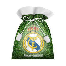 Подарочный 3D мешок с принтом Real Madrid , 100% полиэстер | Размер: 29*39 см | real madrid | реал мадрид | спорт | фк | футбол