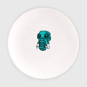 Тарелка с принтом Rufus , фарфор | диаметр - 210 мм
диаметр для нанесения принта - 120 мм | elephant | hotline miami | hotlinemiami | слон