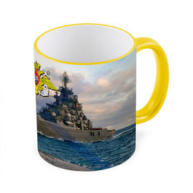 Кружка 3D с принтом ВМФ , керамика | ёмкость 330 мл | вмф | корабль | морской флот | россия | рф | силовые структуры