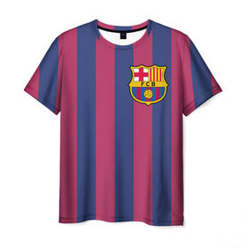 Мужская футболка 3D с принтом Suarez , 100% полиэфир | прямой крой, круглый вырез горловины, длина до линии бедер | barcelona | suarez | барка | барселона | суарес | фк | футбол
