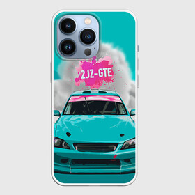 Чехол для iPhone 13 Pro с принтом 2 JZ GTE ,  |  | Тематика изображения на принте: 2jz gte | altezza | drift | jdm | toyota | альтеза | гонка | ждм