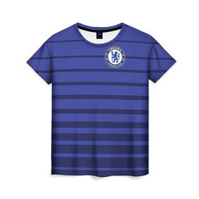 Женская футболка 3D с принтом Chelsea Diego Gosta , 100% полиэфир ( синтетическое хлопкоподобное полотно) | прямой крой, круглый вырез горловины, длина до линии бедер | chelsea | diego gosta | football | фк | футбол | челси