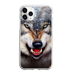 Чехол для iPhone 11 Pro матовый с принтом Волк , Силикон |  | Тематика изображения на принте: волк | животные | злой волк | зубы | оскал