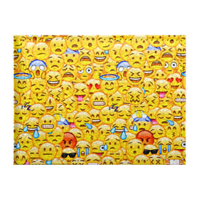 Обложка для студенческого билета с принтом Emoji , натуральная кожа | Размер: 11*8 см; Печать на всей внешней стороне | emoji | смайлы | эмоджи