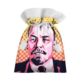 Подарочный 3D мешок с принтом Поп-арт. Ленин , 100% полиэстер | Размер: 29*39 см | lenin | ильич | ленин | поп арт | ретро | ссср | товарищ