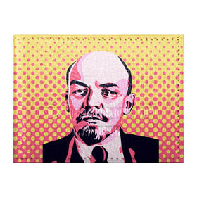 Обложка для студенческого билета с принтом Поп-арт. Ленин , натуральная кожа | Размер: 11*8 см; Печать на всей внешней стороне | lenin | ильич | ленин | поп арт | ретро | ссср | товарищ