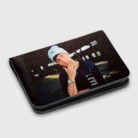 Картхолдер с принтом с принтом Eminem , натуральная матовая кожа | размер 7,3 х 10 см; кардхолдер имеет 4 кармана для карт; | eminem | music | rap | музыка | реп | эминем