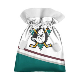 Подарочный 3D мешок с принтом Anaheim Ducks Selanne , 100% полиэстер | Размер: 29*39 см | Тематика изображения на принте: anaheim ducks selanne | nhl | спорт | хоккей