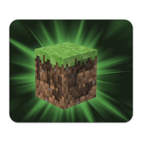 Коврик прямоугольный с принтом Minecraft , натуральный каучук | размер 230 х 185 мм; запечатка лицевой стороны | Тематика изображения на принте: 