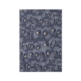 Обложка для паспорта матовая кожа с принтом Эмодзи , натуральная матовая кожа | размер 19,3 х 13,7 см; прозрачные пластиковые крепления | emoji | moon | луна | смайл | смайлик | эмоджи | эмодзи