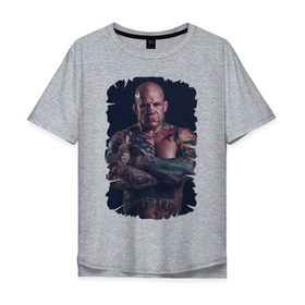 Мужская футболка хлопок Oversize с принтом Jeff Monson (MMA) , 100% хлопок | свободный крой, круглый ворот, “спинка” длиннее передней части | ufc
