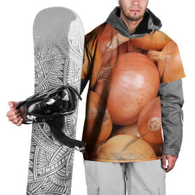 Накидка на куртку 3D с принтом Лук-лучок , 100% полиэстер |  | Тематика изображения на принте: золотая | лук | луковица | лучок | опарин | ургант | эхлуклучок