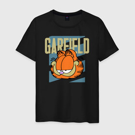 Мужская футболка хлопок с принтом Garfield Radical , 100% хлопок | прямой крой, круглый вырез горловины, длина до линии бедер, слегка спущенное плечо. | garfield radical гарфилд кот