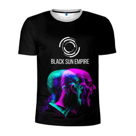 Мужская футболка 3D спортивная с принтом Black Sun Empire , 100% полиэстер с улучшенными характеристиками | приталенный силуэт, круглая горловина, широкие плечи, сужается к линии бедра | Тематика изображения на принте: empire