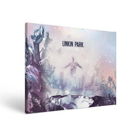 Холст прямоугольный с принтом Linkin Park , 100% ПВХ |  | linkin park | rock | линкин парк | рок