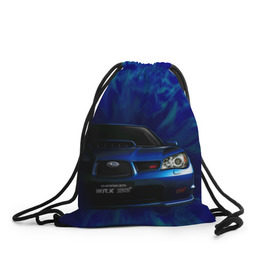 Рюкзак-мешок 3D с принтом Subaru , 100% полиэстер | плотность ткани — 200 г/м2, размер — 35 х 45 см; лямки — толстые шнурки, застежка на шнуровке, без карманов и подкладки | impreza | jdm | sti | subaru | wrx