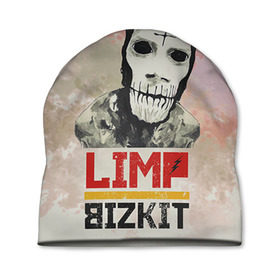 Шапка 3D с принтом Limp Bizkit , 100% полиэстер | универсальный размер, печать по всей поверхности изделия | bizkit | limp | limp bizkit | бизкит | лимп | лимп бизкит | лимпбизкит | рок