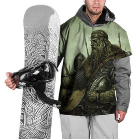 Накидка на куртку 3D с принтом Ватага , 100% полиэстер |  | Тематика изображения на принте: русь