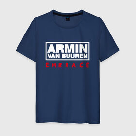 Мужская футболка хлопок с принтом Armin van Buuren Embrace , 100% хлопок | прямой крой, круглый вырез горловины, длина до линии бедер, слегка спущенное плечо. | armin van buuren | embrace | trance | только для личный витринarmin