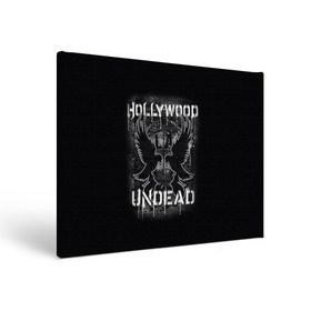 Холст прямоугольный с принтом Hollywood Undead , 100% ПВХ |  | хип хоп