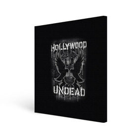 Холст квадратный с принтом Hollywood Undead , 100% ПВХ |  | хип хоп