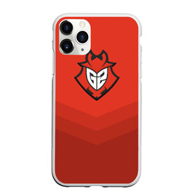 Чехол для iPhone 11 Pro Max матовый с принтом G2 eSports , Силикон |  | Тематика изображения на принте: csgo | cyber | esports | g2 | team | г2 | ксго