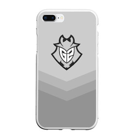 Чехол для iPhone 7Plus/8 Plus матовый с принтом G2 eSports , Силикон | Область печати: задняя сторона чехла, без боковых панелей | Тематика изображения на принте: csgo | cyber | esports | g2 | team | г2 | ксго