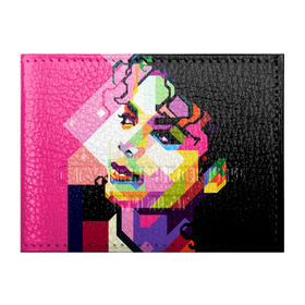 Обложка для студенческого билета с принтом Майкл Джексон , натуральная кожа | Размер: 11*8 см; Печать на всей внешней стороне | Тематика изображения на принте: michael jackson | майкл джексон | поп арт | портрет