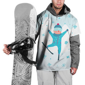Накидка на куртку 3D с принтом Лыжник , 100% полиэстер |  | Тематика изображения на принте: extreme | ski | skiing | горнолыжное | горные лыжи | лыжник | фристайл | экстрим