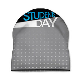 Шапка 3D с принтом День студента , 100% полиэстер | универсальный размер, печать по всей поверхности изделия | student | день студента | студент | студенчество | татьянин день | универ