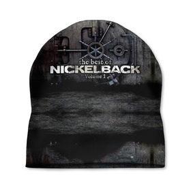 Шапка 3D с принтом Nickelback , 100% полиэстер | универсальный размер, печать по всей поверхности изделия | nickelback | группа | никельбэк | рок