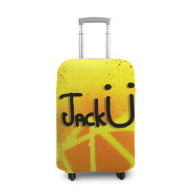 Чехол для чемодана 3D с принтом Jack U Collection , 86% полиэфир, 14% спандекс | двустороннее нанесение принта, прорези для ручек и колес | diplo | jack u | skrillex