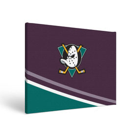 Холст прямоугольный с принтом Anaheim Ducks Selanne , 100% ПВХ |  | Тематика изображения на принте: anaheim ducks | hockey | nhl | нхл | спорт | хоккей