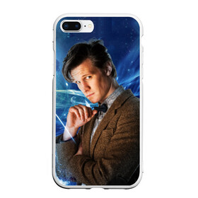 Чехол для iPhone 7Plus/8 Plus матовый с принтом 11th Doctor Who , Силикон | Область печати: задняя сторона чехла, без боковых панелей | Тематика изображения на принте: doctor who | matt | smith | tardis | временной поток | доктор кто | мэтт | смит | тардис