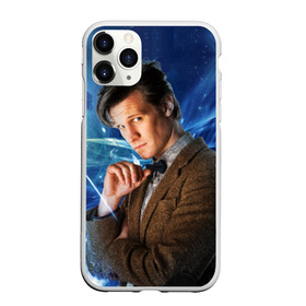 Чехол для iPhone 11 Pro Max матовый с принтом 11th Doctor Who , Силикон |  | Тематика изображения на принте: doctor who | matt | smith | tardis | временной поток | доктор кто | мэтт | смит | тардис