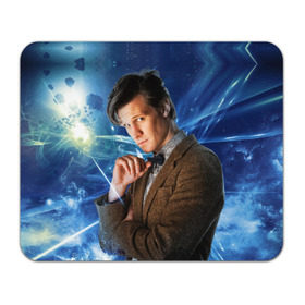 Коврик прямоугольный с принтом 11th Doctor Who , натуральный каучук | размер 230 х 185 мм; запечатка лицевой стороны | doctor who | matt | smith | tardis | временной поток | доктор кто | мэтт | смит | тардис